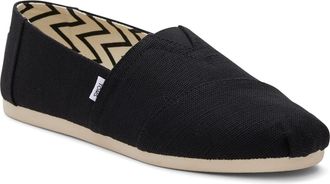Toms Alpargata Classic Katoenen Zwarte Espadrilles Voor Mannen