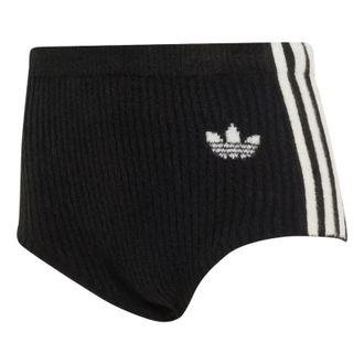 adidas (WMNS) adidas x Jennie Knitted Short Shorts Asia Sizing Black LD8935