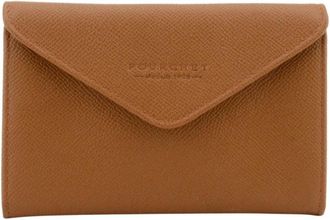 Pourchet Cassetta Flat Wallet - Dames - Portefeuilles - Bruin - ONE Size - Leer - Accessoires