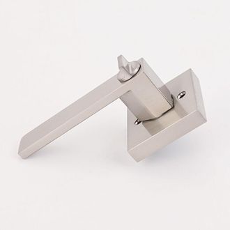 OEM Manija Para Puerta De Dormitorio/ba&ntilde;o, Para Ba&ntilde;o Privado Y Puerta Interior, Manija De Cerradura De Alta Resistencia, Acabado N&iacute;quel Satinado - Crezuo