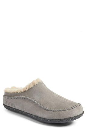 Sorel Falcon Ridge II Scuff Slipper in Quarry Black at Nordstrom, Size 10