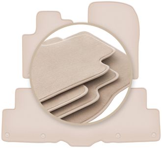 OEM Alfombrillas Beige Premium Para: Mercedes Ml Iii W166 / Gle W166 Suv 2011-2015