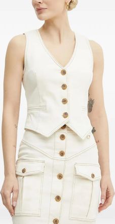 Marciano Top con bottoni - Toni neutri