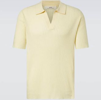 arch4 Polo in cashmere a coste