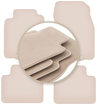 OEM Alfombrillas Premium Beige Para: Renault Koleos Ii Suv 2016