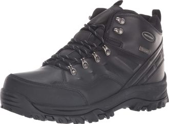 Skechers Mens Relment - Traven High Rise Hiking Boots, Black Black Bbk, 12 UK
