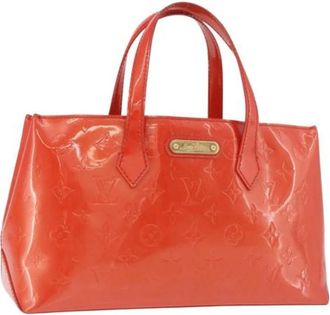 Louis Vuitton Pre-owned Vintage Hand Bag - Dames - Vintage Handtas - Rood - ONE Size - Leer - Vintage