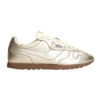 Autry Sneakers, female, Gray, Size: 6 US Grey Leather Sneakers