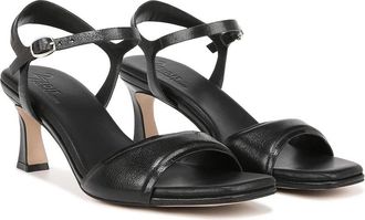 Naturalizer Womens Naturalizer 27 Edit Grace Ankle Straps Black Leather Sandal HAWK730
