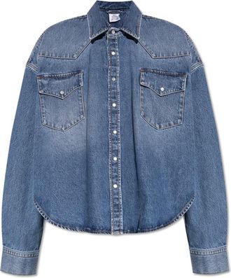 VETEMENTS Mujer, Blusas y Camisas, Azul, Talla: XS