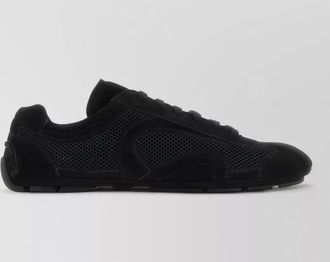 Prada leather low-top sneakers