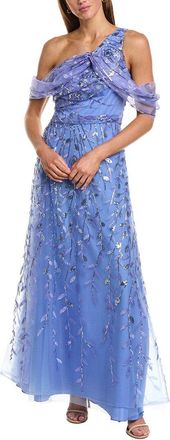 Rene Ruiz Tulle Wrap A-Line Dress