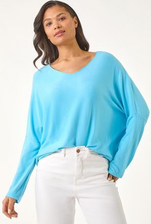 Roman V-Neck Snit Top