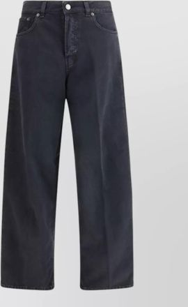 Haikure bethany wide leg denim trousers panel design