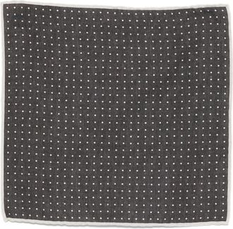 Eleventy Pochet met stippen - Zwart