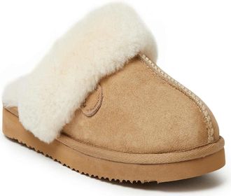 Dearfoams Fireside By Dearfoams Womens Sydney Genuine Shearling Scuff Slipper