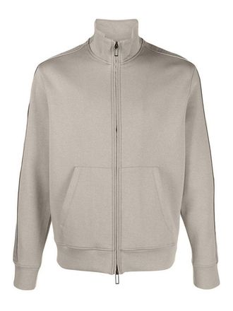 Emporio Armani Cotton zipped sweatshirt