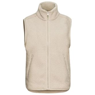 Jack Wolfskin High Curl Vest Fleecegilet f&uuml;r Damen | beige