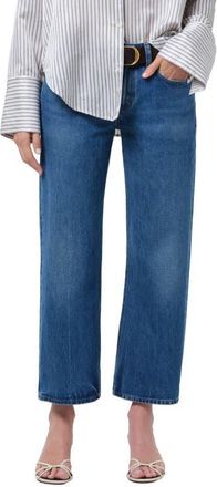 Citizens Of Humanity Faye Ankle Straight Leg Jeans in Azure Blue at Nordstrom, Size 30