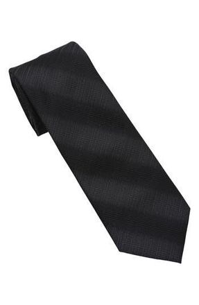 DKNY Shadow Stripe Tie in Black at Nordstrom Rack