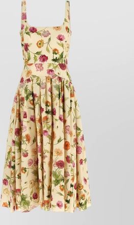 Carolina Herrera cotton wells midi dress
