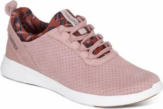 Aetrex Womens Kora Arch Support Sneaker In Mauve