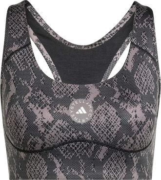 adidas by Stella McCartney Power Impact Training BH - Dames - Sport BHs - Grijs - XS - Polyester - Fitness