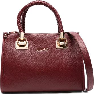 Liu Jo braided-handles tote bag - Red