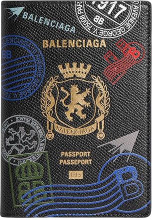 Balenciaga Passport Holder Black 7877422ACGU1084