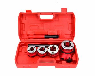 OEM Awtools Gwintownica Do Rur 4szt.1/2, 3/4, 1, 1-1/4 Zestaw Walizka