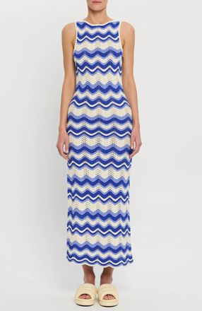 Kivari Leighton Maxi Dress In Blue Wave