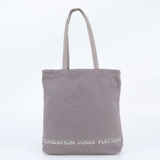 Louis Vuitton Gray Handbag Shoulder Bag Tote Bag (Pre-Owned)