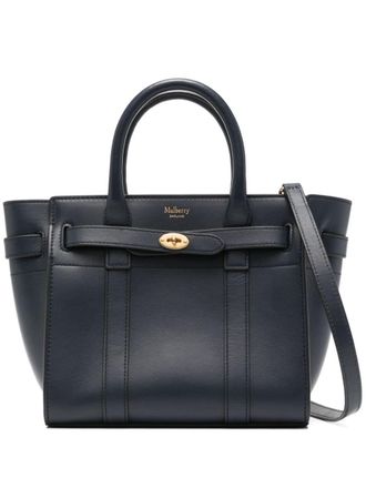 Mulberry Zipped Bayswater leather mini bag - Blue