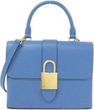 Louis Vuitton Pre-owned Epi Rocky BB Crossbody Tas - Dames - Vintage Handtas - Blauw - ONE Size - Leer - Vintage