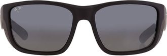Maui Jim Amberjack Nuetral Grey Wrap Unisex Sunglasses 896-02 60