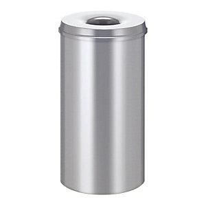 EKO V-part - Papelera De Seguridad Acero Autoextinguible Capacidad 50 L