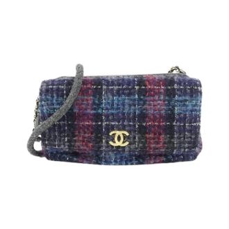 Chanel Pre-owned Vintage Shoulder Bag - Dames - Pre-owned - Veelkleurig - Maat: ONE Size Tweed
