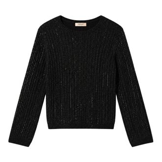 Twinset Maglione Girocollo - - Knitwear - Donna - Nero - M
