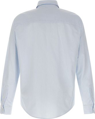 Ami Mens Blue Cotton Blouse