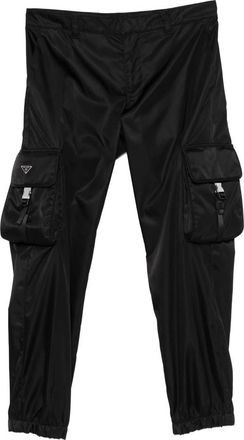 Prada Logo-plaque Trousers