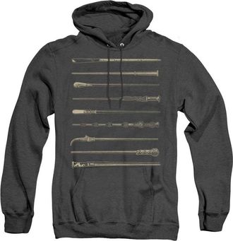 Gildan Fantastic Beasts 2 Wands Adult Heather Hoodie / Hooded Sweatshirt