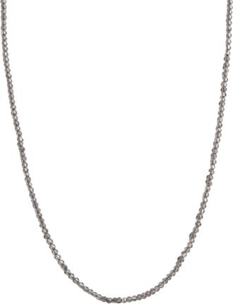 Jewelmak 14K Natural Labradorite Necklace