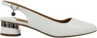 J. Rene&eacute; Womens Lizard Print Patent Traveta Pumps In White