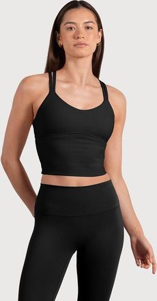 Bloch Ladies Active Streamline Crop Top, Steel Grey