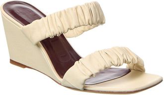 Staud Staud Frankie Leather Wedge Sandal