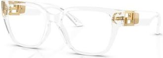 Versace 52mm Square optical glasses in Transparent at Nordstrom