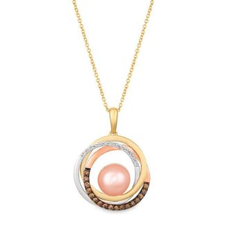 Le Vian Ladies Chocolatier Necklaces set in 14K Tri Color Gold