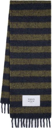 Maison Kitsuné Rugby Stripes Scarf