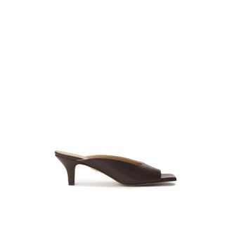 Kazar Siena - Dames - Muiltjes - Bruin - 39 EU - Leer - Schoenen