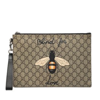 Gucci Tweedehands Gg Supreme Blind For Love Clutch
